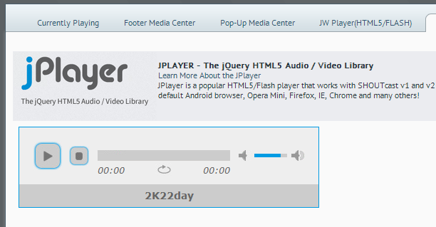 html5 player